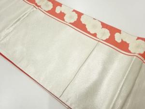 花模様織出し袋帯